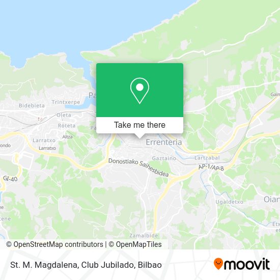 St. M. Magdalena, Club Jubilado map