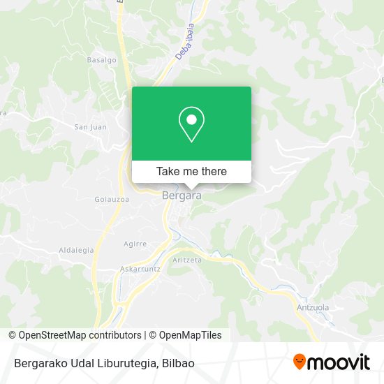 Bergarako Udal Liburutegia map
