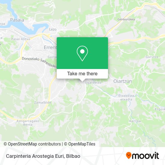 Carpinteria Arostegia Euri map