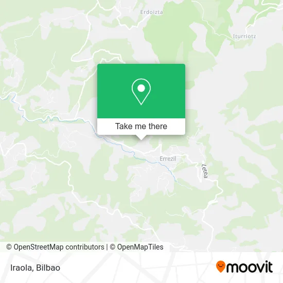 mapa Iraola