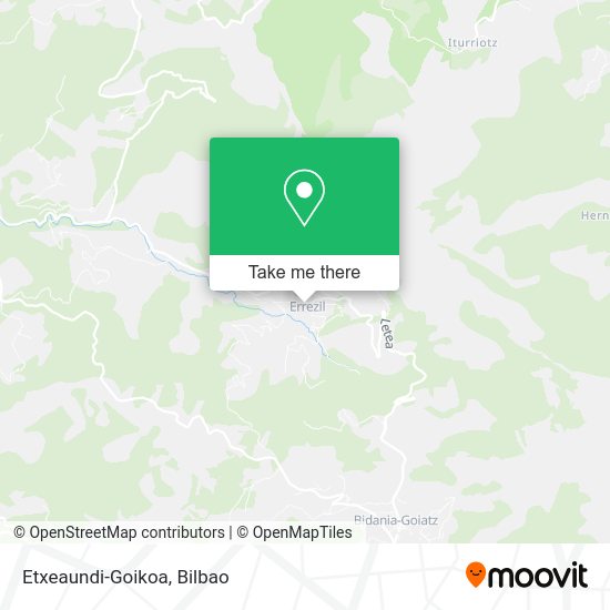 Etxeaundi-Goikoa map