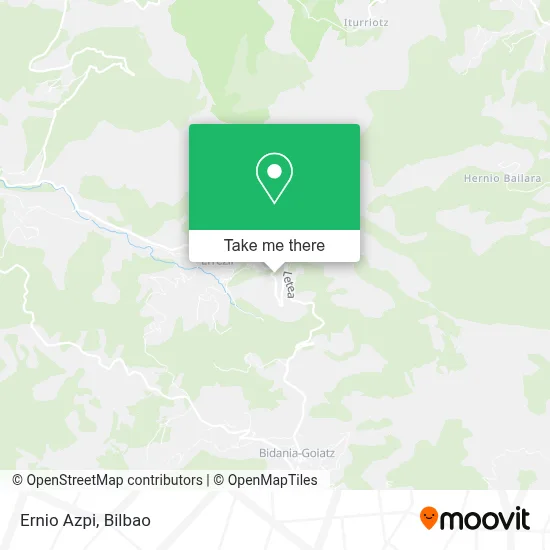 Ernio Azpi map