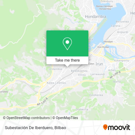 Subestación De Iberduero map