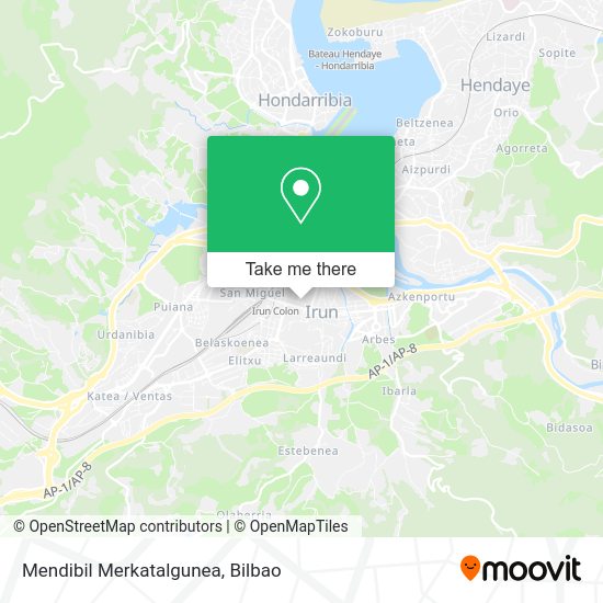 Mendibil Merkatalgunea map