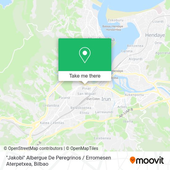 ''Jakobi'' Albergue De Peregrinos / Erromesen Aterpetxea map