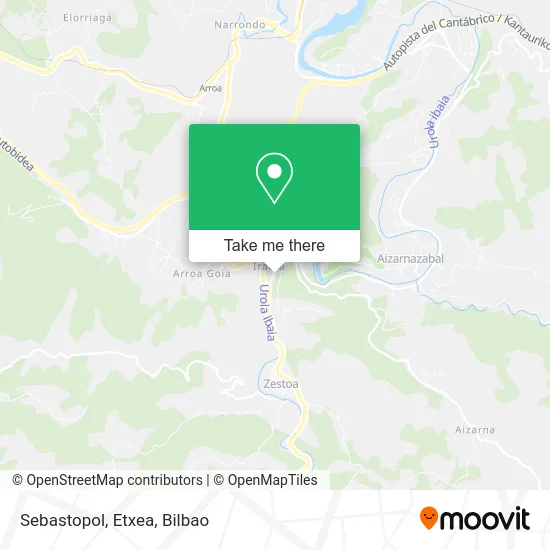Sebastopol, Etxea map