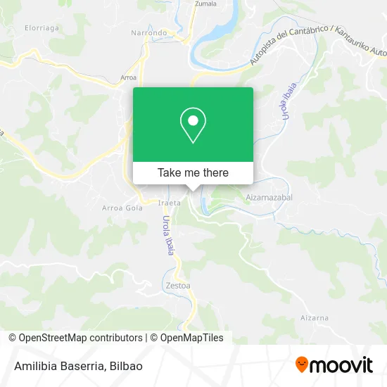 Amilibia Baserria map