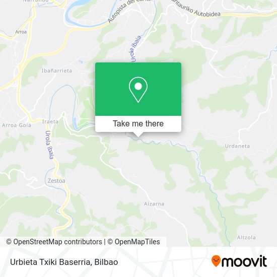 Urbieta Txiki Baserria map