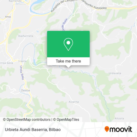 Urbieta Aundi Baserria map