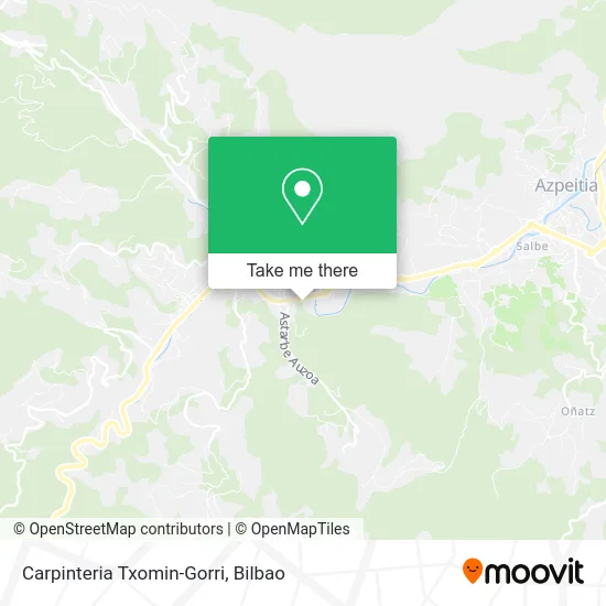Carpinteria Txomin-Gorri map