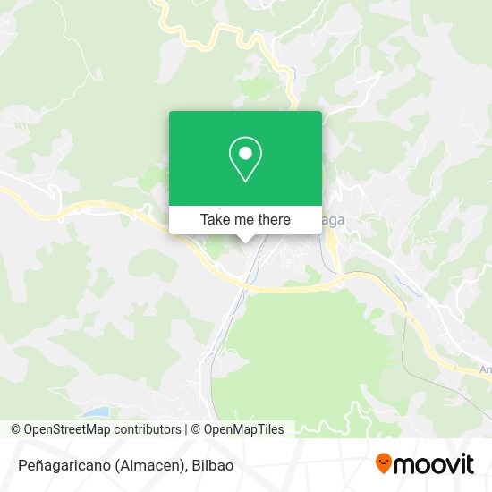Peñagaricano (Almacen) map