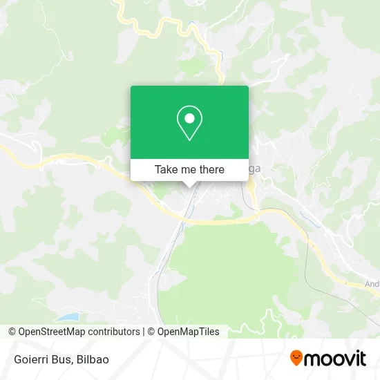 Goierri Bus map