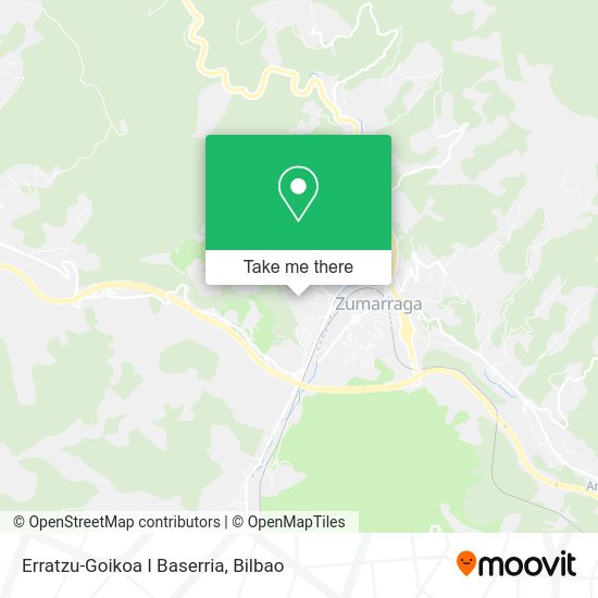 Erratzu-Goikoa I Baserria map