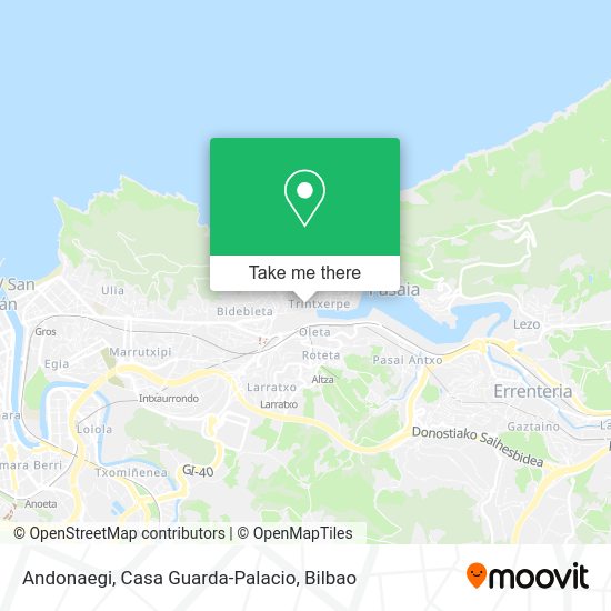 Andonaegi, Casa Guarda-Palacio map