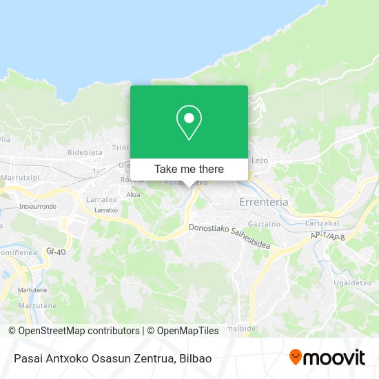 Pasai Antxoko Osasun Zentrua map