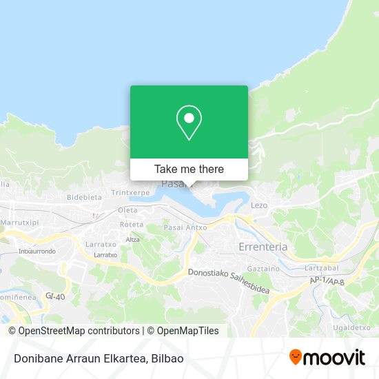 Donibane Arraun Elkartea map