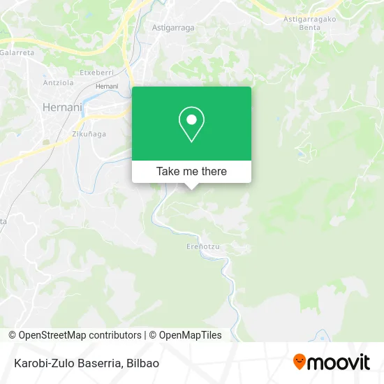 mapa Karobi-Zulo Baserria