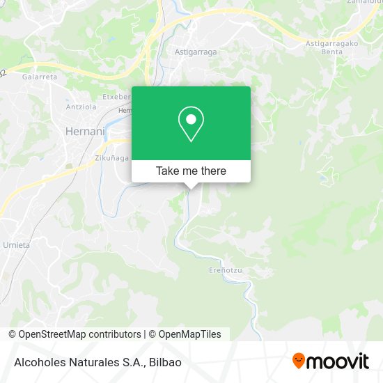 Alcoholes Naturales S.A. map