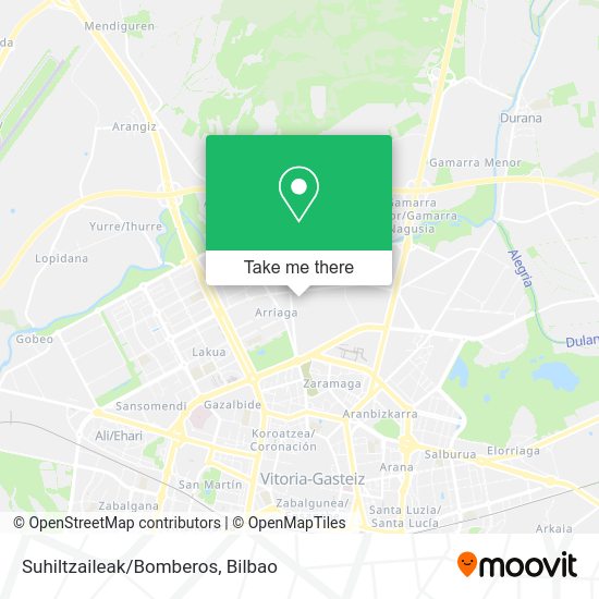 Suhiltzaileak/Bomberos map