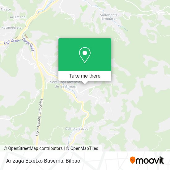Arizaga-Etxetxo Baserria map