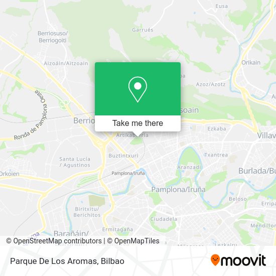 Parque De Los Aromas map