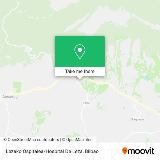 Lezako Ospitalea / Hospital De Leza map