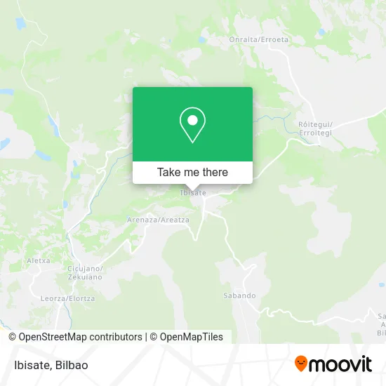 mapa Ibisate