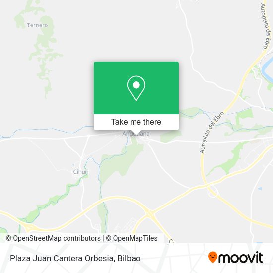 Plaza Juan Cantera Orbesia map