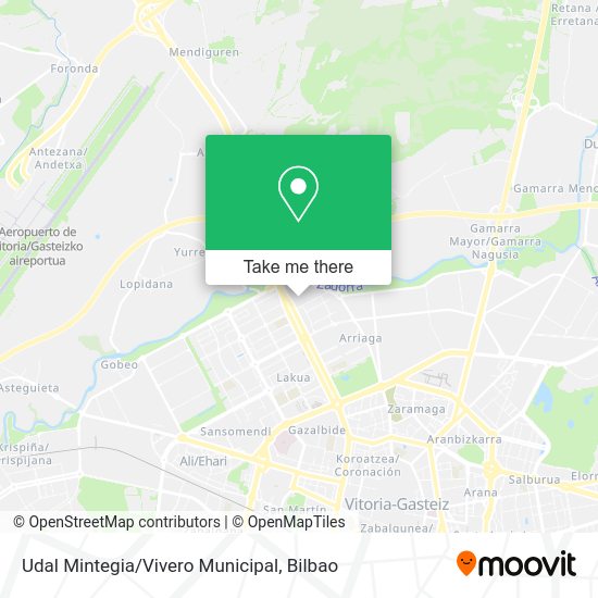 Udal Mintegia/Vivero Municipal map