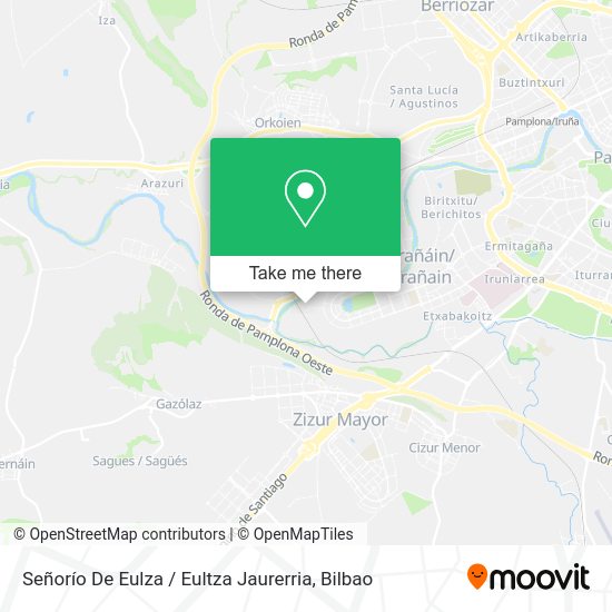 Señorío De Eulza / Eultza Jaurerria map