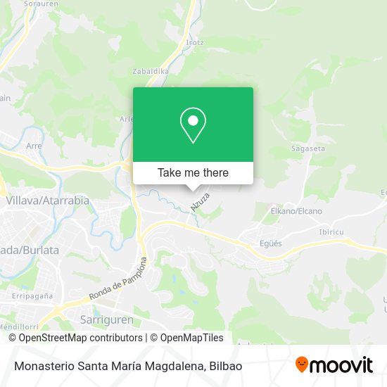Monasterio Santa María Magdalena map