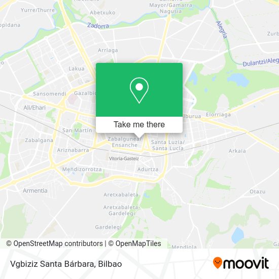 Vgbiziz Santa Bárbara map