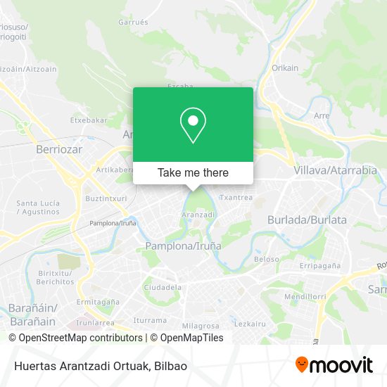 Huertas Arantzadi Ortuak map