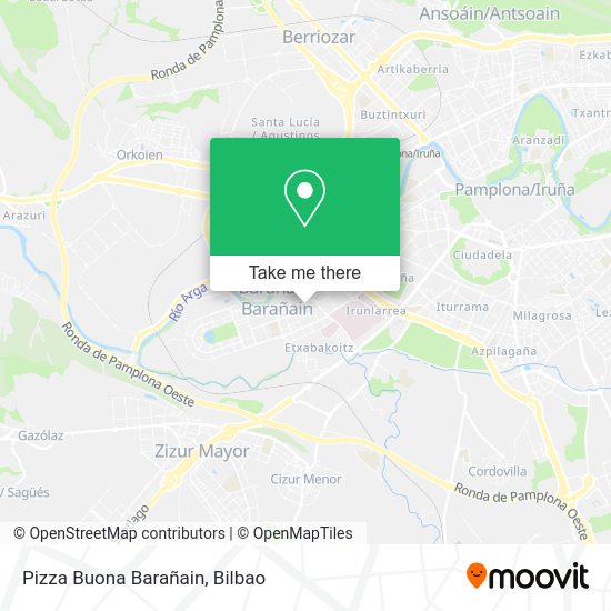 Pizza Buona Barañain map
