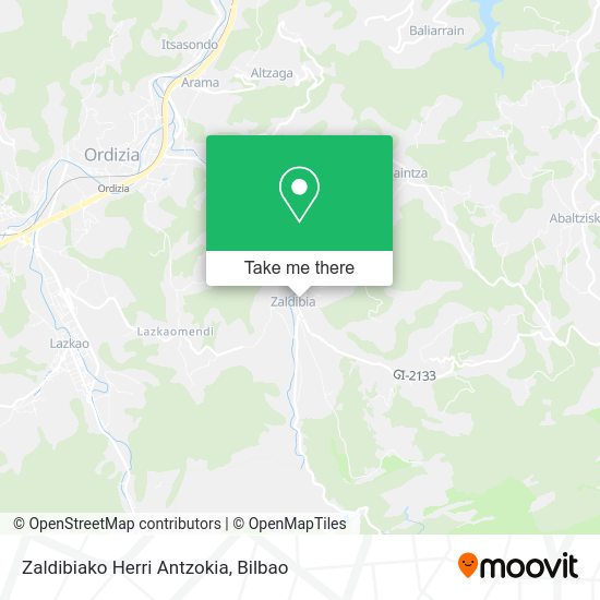 Zaldibiako Herri Antzokia map