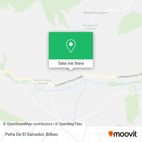 Peña De El Salvador map