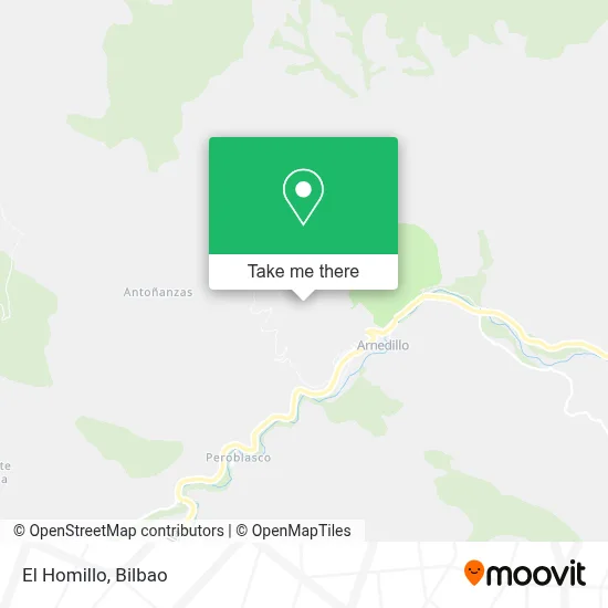 El Homillo map