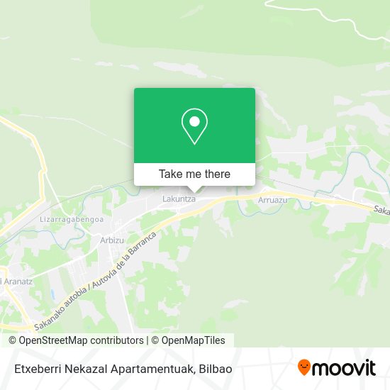 Etxeberri Nekazal Apartamentuak map