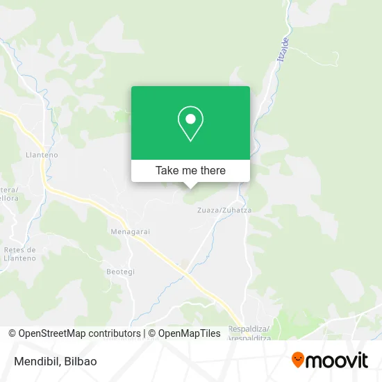 mapa Mendibil