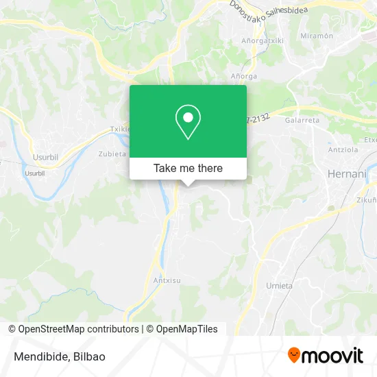 Mendibide map