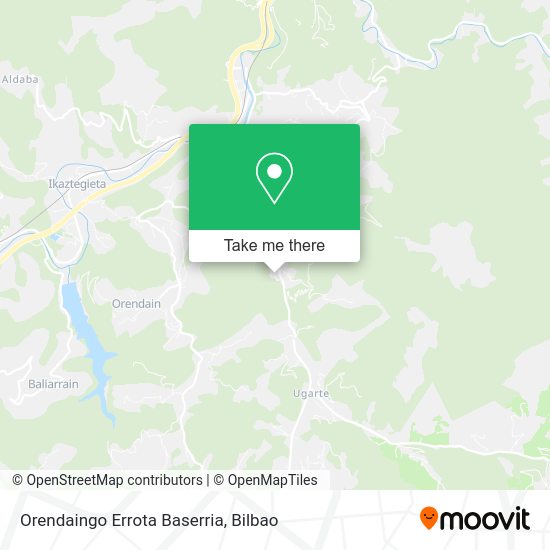 Orendaingo Errota Baserria map