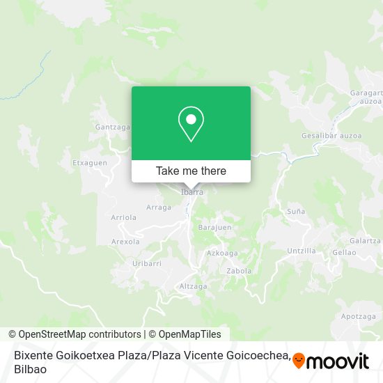 Bixente Goikoetxea Plaza / Plaza Vicente Goicoechea map
