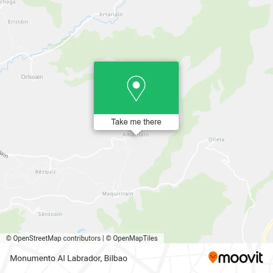 Monumento Al Labrador map