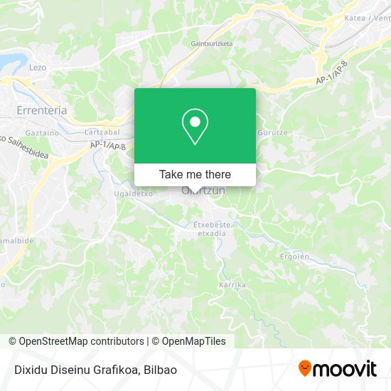 Dixidu Diseinu Grafikoa map