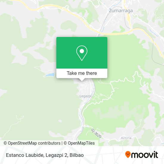Estanco Laubide, Legazpi 2 map