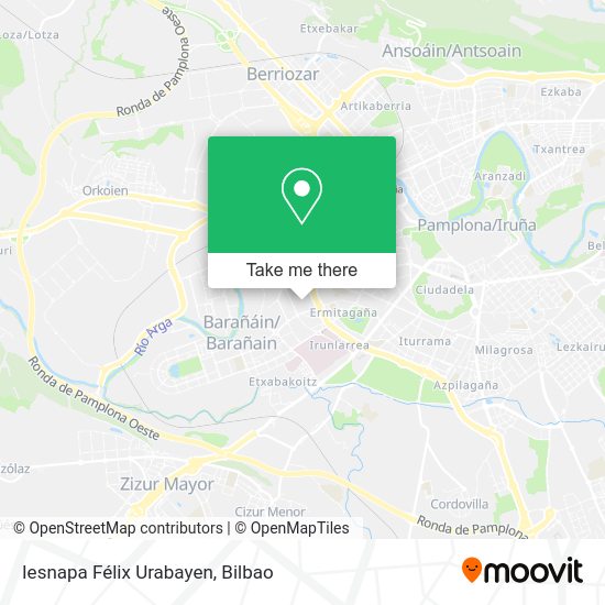 Iesnapa Félix Urabayen map