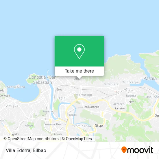 mapa Villa Ederra