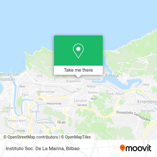 Instituto Soc. De La Marina map