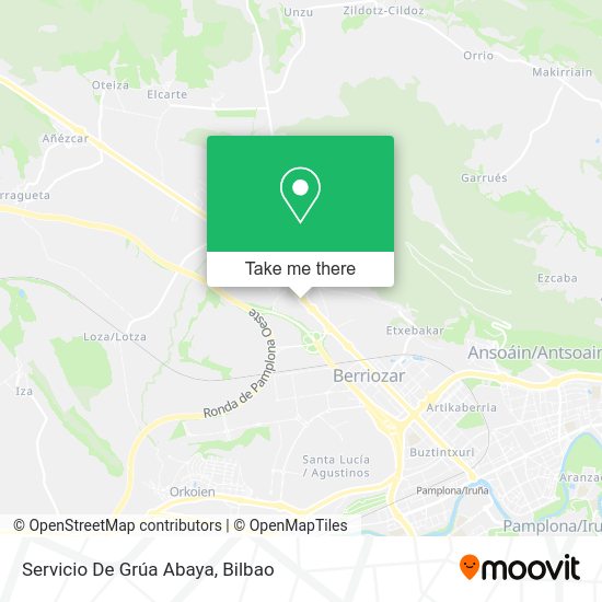 Servicio De Grúa Abaya map