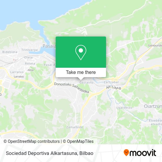 Sociedad Deportiva Alkartasuna map
